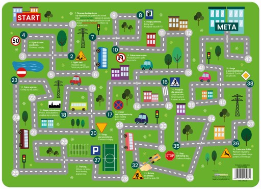 Laminovaná podložka Traffic Derform