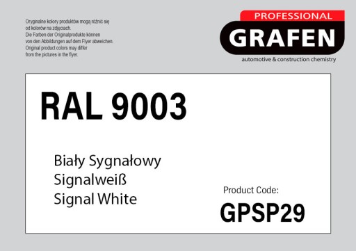 AKRYLÁTOVÝ LAK STREK SIGNÁLNY BIELY RAL 9003