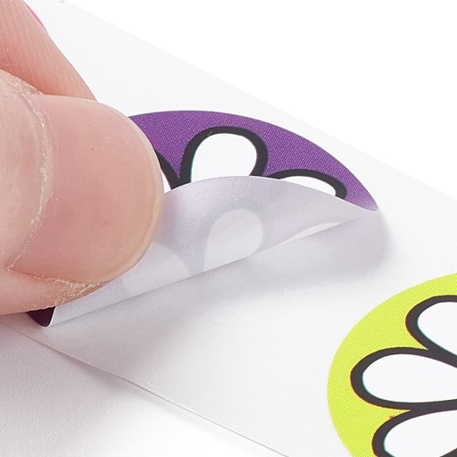 Nálepky Kvety Kvety Jarná Veľká noc Scrapbooking 4 vzory 2,5cm 50ks