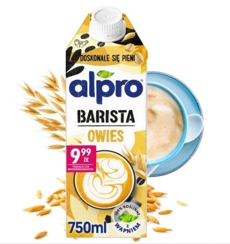 Alpro OATABLE BARISTA Rastlinný nápoj bez laktózy pre vegánskych baristov 0,75l