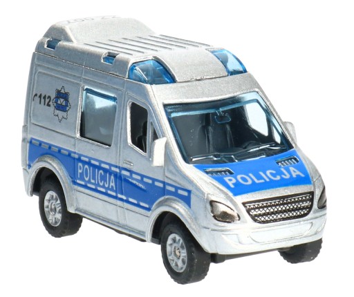 Kovové auto POLICE autobus 6891