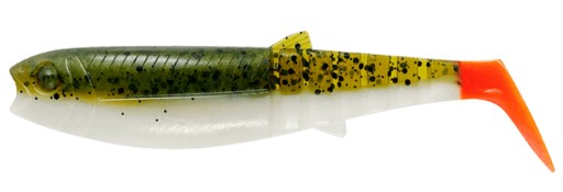 SAVAGE GEAR Kanibal guma 8cm 5g Olive Hot Orange