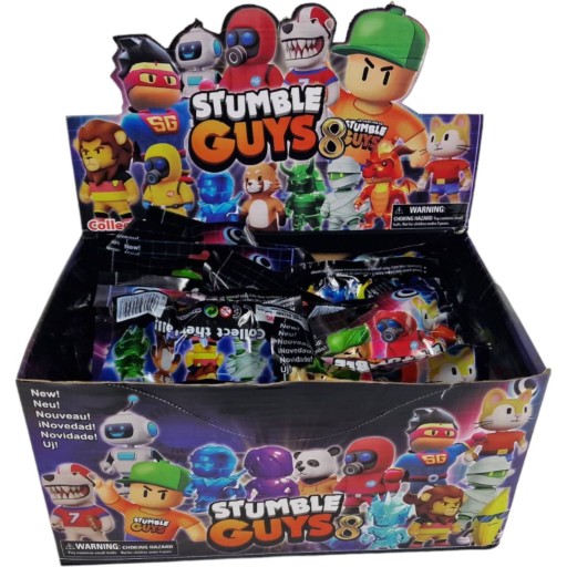 PREKVAPENIE STUMBLE GUYS + 3 ZBERATEĽSKÉ KARTY HERNÁ TAŠKA -