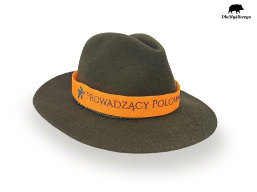 Výstražný náramok pre POĽOVNÍKA, vyšívaný nápisom HUNTING LEAD