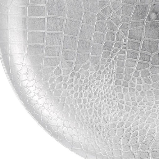 Ozdobný STRIEBORNÝ TANIER, tanier na ovocné maškrty
