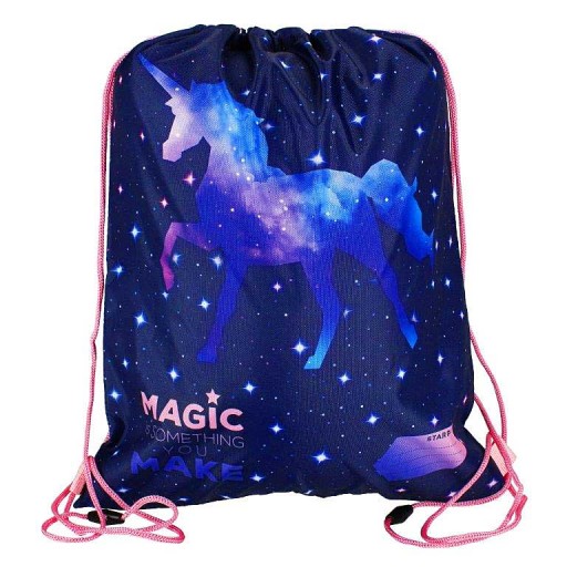 ŠKOLSKÁ TAŠKA BATOH NA PE TOPÁNKY PRE DIEVČAŤ JEDNOROŽEC GALAXY