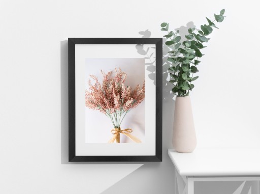 Rám na fotku 20x30 rámov, čierny MDF rám na fotku CADRO