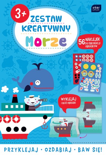 Kreatívna sada SEA 3+ na zostavenie 56 nálepiek