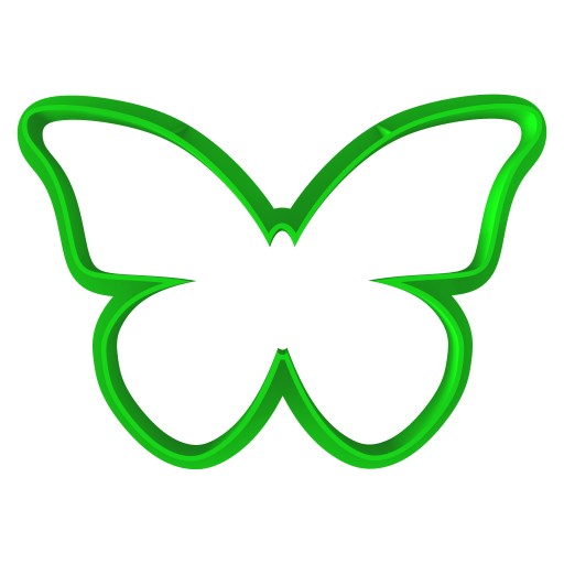 VEĽKONOČNÁ formička Vykrajovač na perníčky EASTER Butterfly Butterfly 8cm