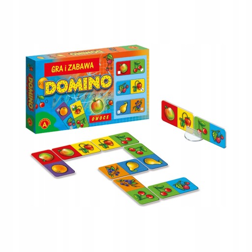 OBRÁZOK DOMINO Fruits LOGICKÁ HRA Alexander