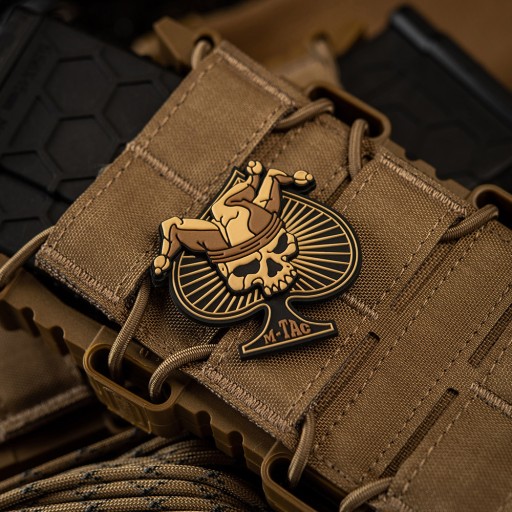 3D NÁŠIVKA ACE OF SPADES LEBEKA S KVETOVÝM ČIAPOM M-TAC BLACK/COYOT