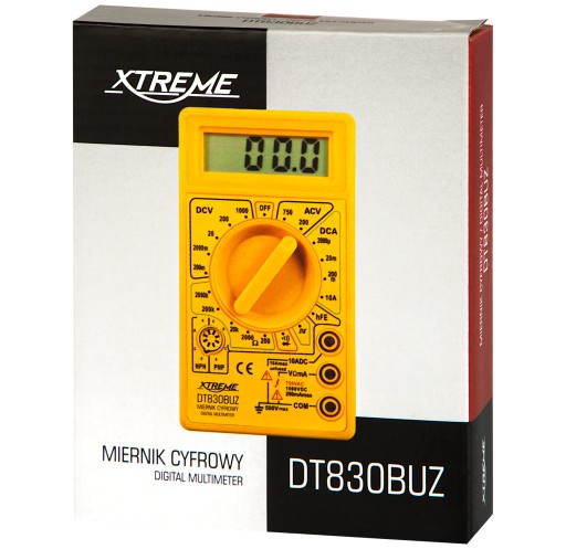 MULTIMETER DIGITÁLNY METER UNIVERZÁLNY TESTER PRÚDU