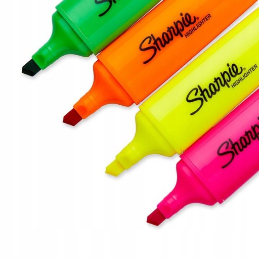 Fixka Sharpie Sada zvýrazňovačov 4 farieb FLUO XL