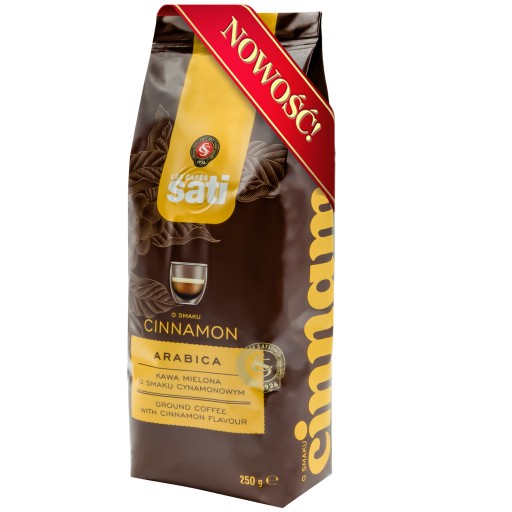 Cafe Sati Cinnamon 250g (Cinnamon) mletá káva