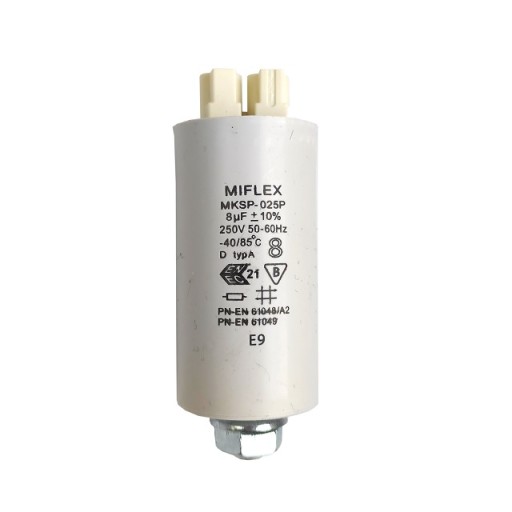Kondenzátor MKSP-025P 8uF+/-10% 250V Miflex
