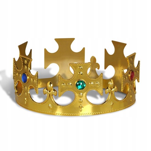 KORUNA KRÁĽOVSKÉHO PRINCA, ZLATO, šperky, Jasličková hra, Karneval, NASTAVITEĽNÉ
