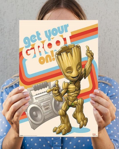 Guardians of the Galaxy Get Your Groot On - Plagát
