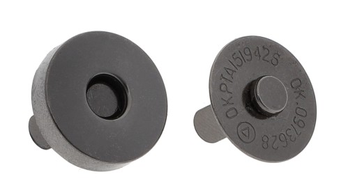 Magnetická spona 18/18 mm čierny nikel