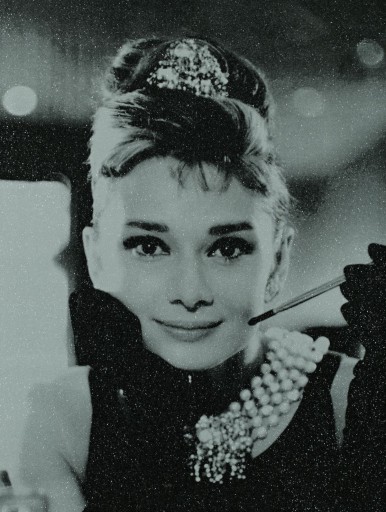 5D DIAMANTOVÁ VÝŠIVKA MOZAIKA AUDREY HEPBURN