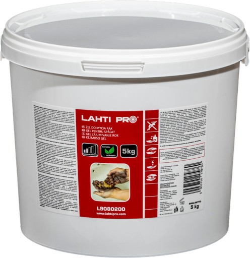 LAHTI PRO Gél na umývanie rúk, pasta BOZP Protexa Eco Plus P150 0,5kg L9080100