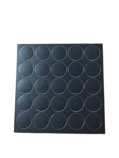 Čiapka samolepiaca, priemer 14mm, BLACK lamb /327