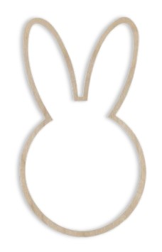 DREVENÝ PRSTEŇ ZAJAC UŠI VEĽKONOČNÉ KRÁLIKY PRE MACRAME DREAMCATCHER DEKOR