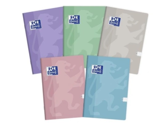 Zápisník Oxford Touch pastel A5, 32 listov, 90g, mriežka
