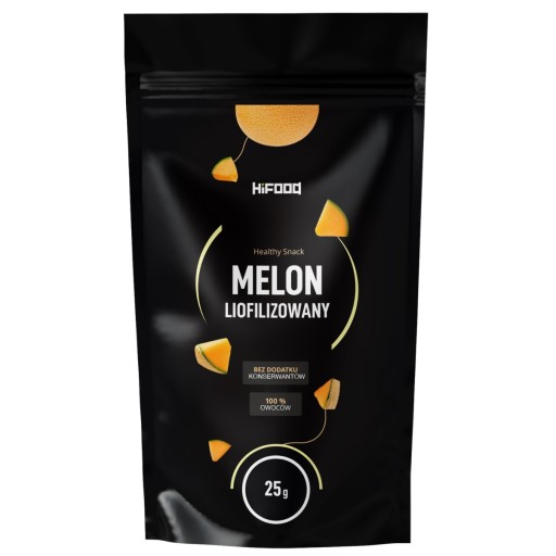 MELÓN SUŠENÝ MRAZOM 25g HiFOOD kúsky Vysoká kvalita
