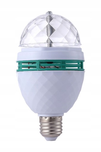 ZD7F DISCO GUĽA E27 ŽIAROVKA RGB LED PROJEKTOR