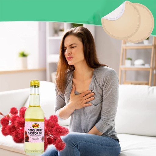 Obklady na rakovinové nádory, hrčky v prsníku, cysty, ricínový olej 250ml