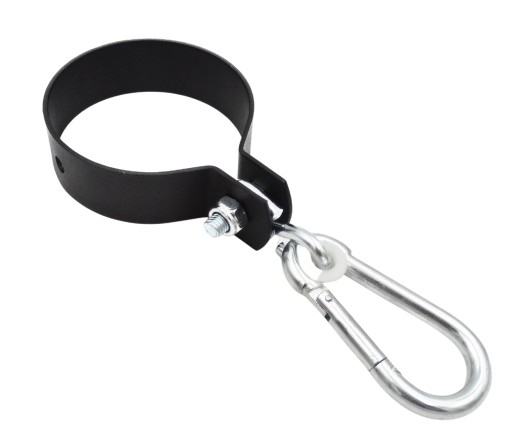 Hojdačka sa montuje pomocou hákovej svorky FI 100 čiernej farby