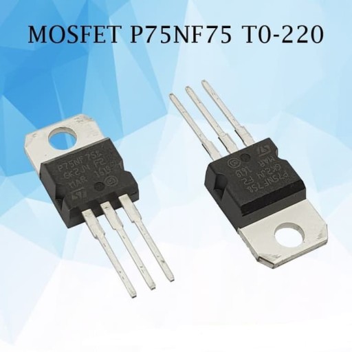 2ks STP75NF75 P75NF75 MOSFET 75V 70A TRANSISTOR