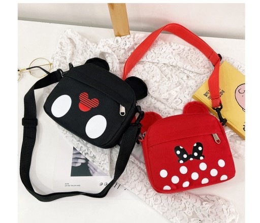 Taška Minnie Mouse pre dievčatá, ČERVENÁ