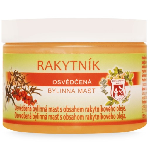 Rakytníková masť na bolesti svalov, kĺbov, kože, kostí, 150 ml Putorius