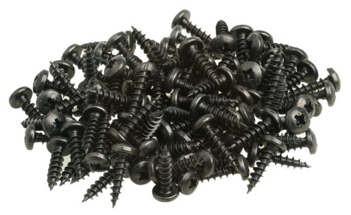 SKRUTKY TEPOVANÉ DREVO ČIERNA 5 x 20 mm 100 ks