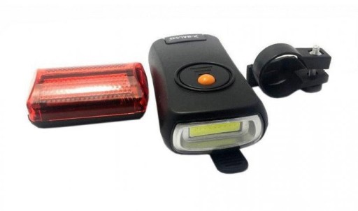 SADA LED BICYKLOVÝCH LAMPIEL PREDNÉ + ZADNÉ OSVETLENIE