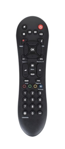 CYFROWY POLSAT EVOBOX ČIERNA DEKODÉR DIAĽK