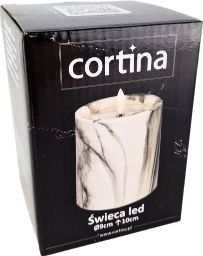 LED SVIEČKA NA BATÉRIU 10CM MRAMOROVÁ SVIEČKA VLOŽKA SVIEČKY SVIEČKA SVIEČKA