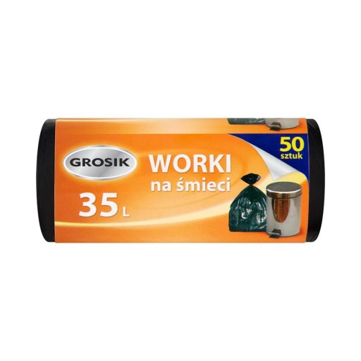 Grosik Vrecia na odpadky 35 l, 50 kusov