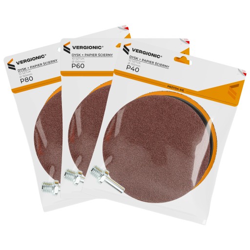 KOTÚČ S DRŽIKOM NA VELCRO 150mm NA BRÚSKY A VŔTAČKY + 10ks papier.