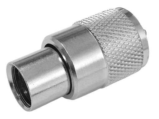Zástrčka UHF/UC1 50Ohm naskrutkovaná na kábel H-1000