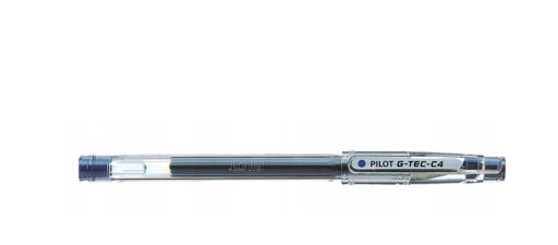 Pilot G-Tec C4 gélové jemné pero modré 0,4 mm
