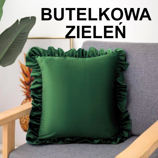 ZAMATOVÝ OBLIEK NA VANKÚŠ S ZVONOU NA JASIEK 40x40 PLYŠOVÝ VANKÚŠ 40X40