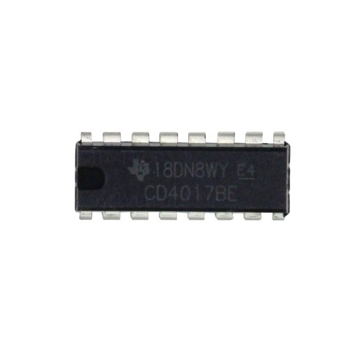 Pultový rozdeľovač CD4017 DIP16 CD4017BE