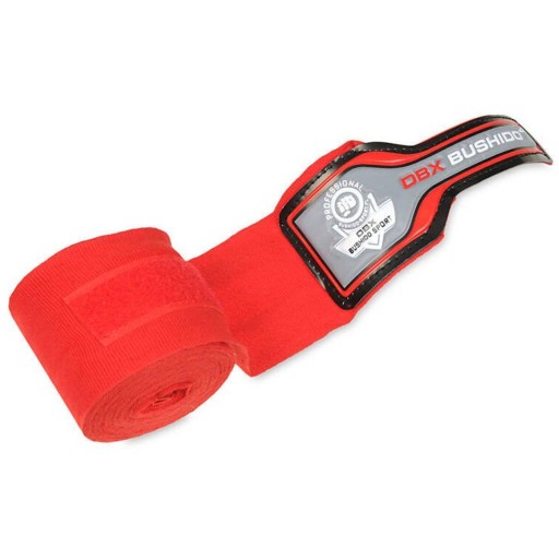 ELASTICKÉ BOXERSKÉ BANDÁŽE, 4M ČERVENÉ