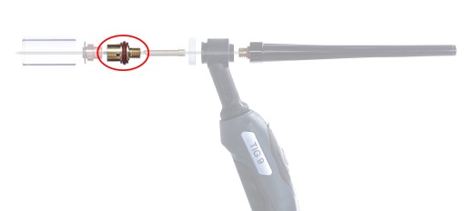 Konektor adaptéra TIG QUARTZ 9SC pre SR 9/20