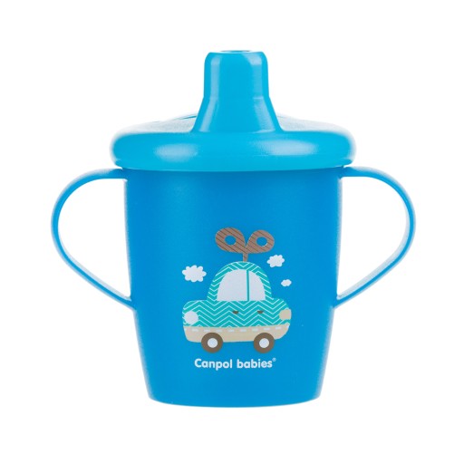 Nevylievateľná šálka s rúčkami + tvrdý výtok, 250 ml