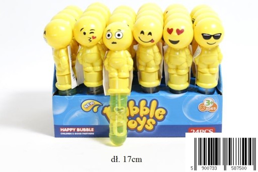 MYDLOVÉ BUBLINY, SMILE SMILES, EMOJI, rôzne vzory
