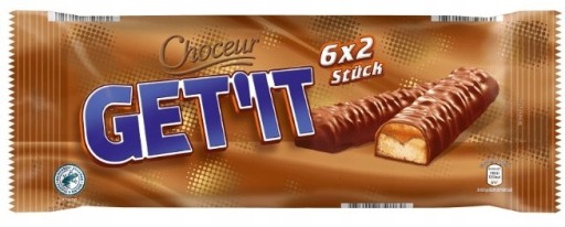 CHOCEUR GET'IT BATON KARAMELOVÁ TORTA ČOKOLÁDA 6x2 ks