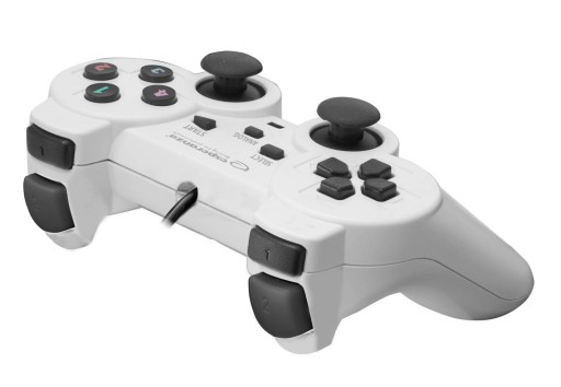 PODLOŽKA OVLÁDAČA GAMEPAD PRE POČÍTAČ PS3 PC 2 x USB ANALOGOVÉ VIBRÁCIE